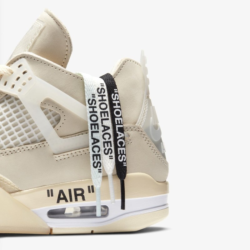 Off-White x Air Jordan 4 Sail | CV9388-100 | Grailify